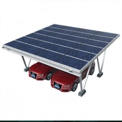 Galvanized Solar Mounting System Car Parking